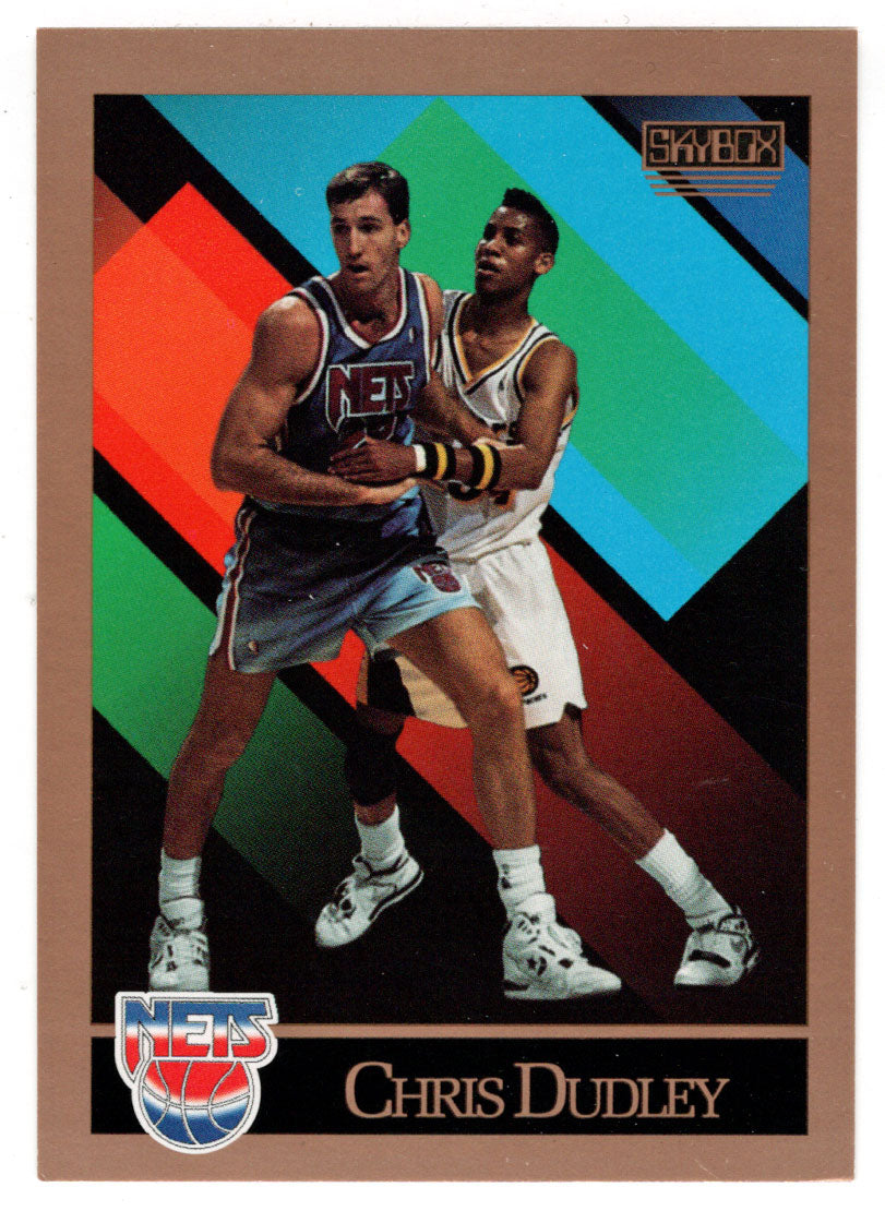 Chris Dudley RC - New Jersey Nets (NBA Basketball Card) 1990-91 Skybox # 398 Mint