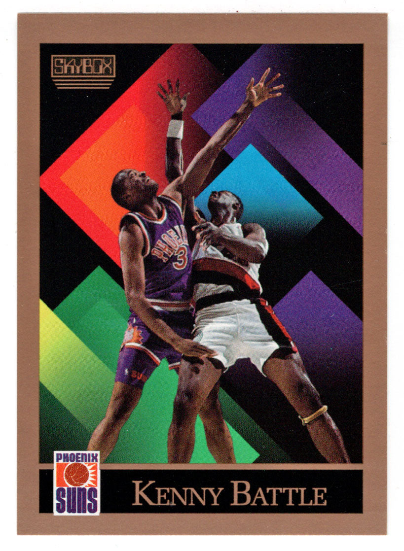 Kenny Battle RC - Phoenix Suns (NBA Basketball Card) 1990-91 Skybox # 405 Mint