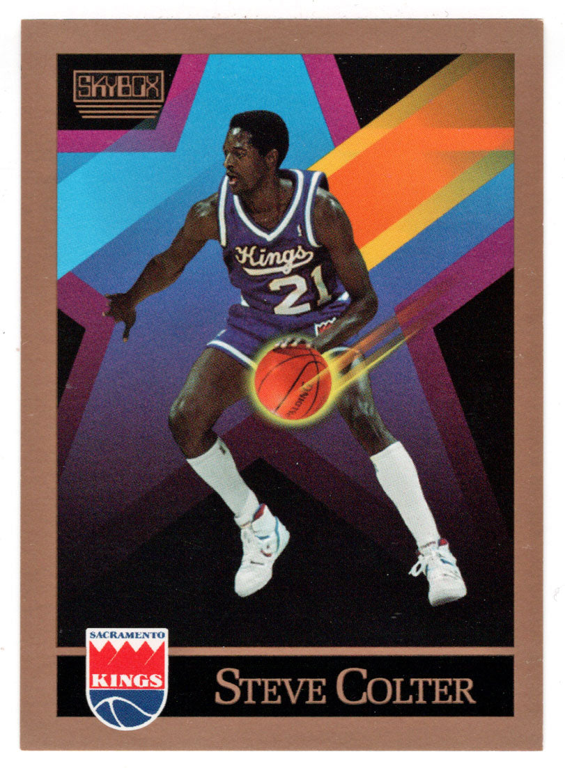 Steve Colter - Sacramento Kings (NBA Basketball Card) 1990-91 Skybox # 408 Mint