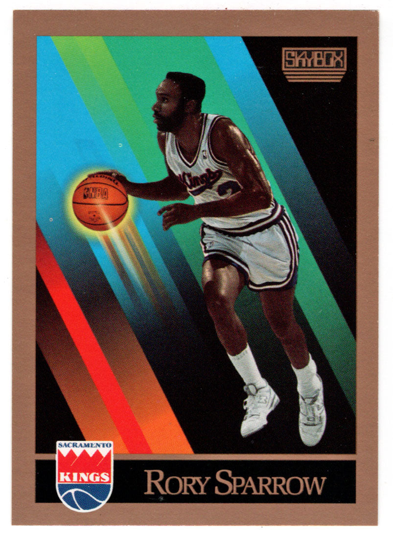 Rory Sparrow - Sacramento Kings (NBA Basketball Card) 1990-91 Skybox # 411 Mint