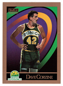 Dave Corzine - Seattle Supersonics (NBA Basketball Card) 1990-91 Skybox # 417 Mint