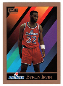 Byron Irvin - Washington Bullets (NBA Basketball Card) 1990-91 Skybox # 420 Mint