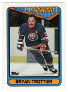 Bryan Trottier - New York Islanders - Season Highights (NHL Hockey Card) 1990-91 Topps # 6 Mint