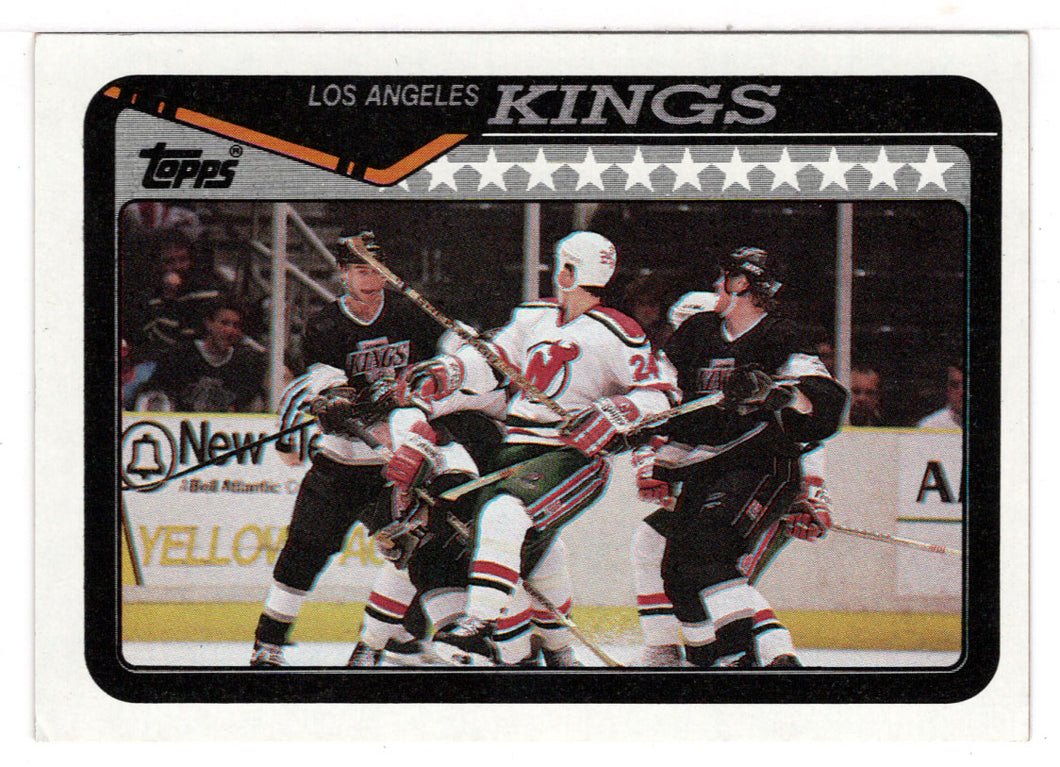 Los Angeles Kings Team Card (NHL Hockey Card) 1990-91 Topps # 17 Mint