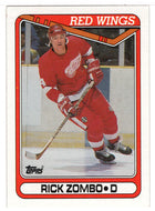 Rick Zombo RC - Detroit Red Wings (NHL Hockey Card) 1990-91 Topps # 21 Mint
