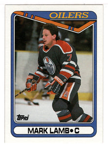 Mark Lamb RC - Edmonton Oilers (NHL Hockey Card) 1990-91 Topps # 25 Mint