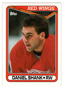 Daniel Shank RC - Detroit Red Wings (NHL Hockey Card) 1990-91 Topps # 34 Mint