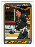 Gino Cavallini - St. Louis Blues (NHL Hockey Card) 1990-91 Topps # 36 Mint