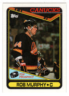 Rob Murphy RC - Vancouver Canucks (NHL Hockey Card) 1990-91 Topps # 37 Mint