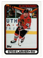 Steve Larmer - Chicago Blackhawks (NHL Hockey Card) 1990-91 Topps # 56 Mint