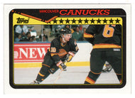 Vancouver Canucks Team Card (NHL Hockey Card) 1990-91 Topps # 59 Mint