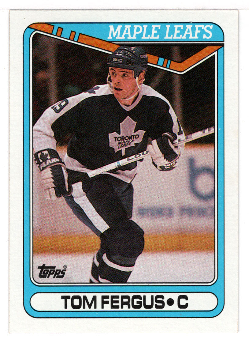Tom Fergus - Toronto Maple Leafs (NHL Hockey Card) 1990-91 Topps # 63 Mint