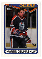 Martin Gelinas RC - Edmonton Oilers (NHL Hockey Card) 1990-91 Topps # 64 Mint