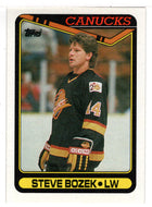Steve Bozek - Vancouver Canucks (NHL Hockey Card) 1990-91 Topps # 76 Mint