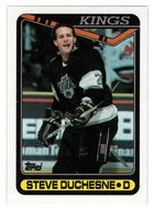 Steve Duchesne - Los Angeles Kings (NHL Hockey Card) 1990-91 Topps # 86 Mint