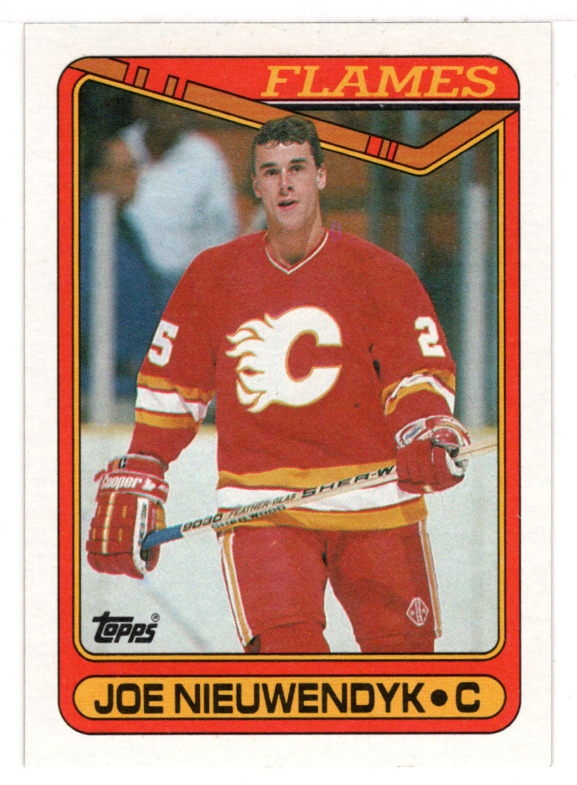 Joe Nieuwendyk - Calgary Flames (NHL Hockey Card) 1990-91 Topps # 87 Mint