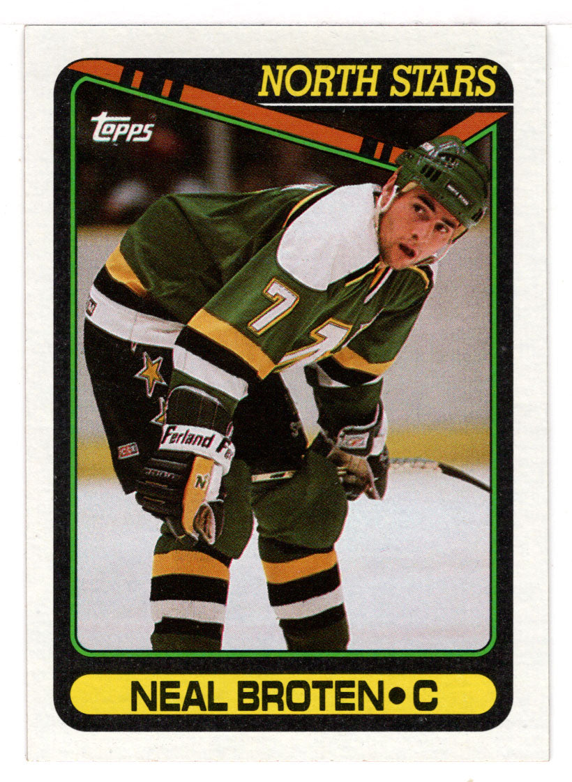 Neal Broten - Minnesota North Stars (NHL Hockey Card) 1990-91 Topps # 90 Mint