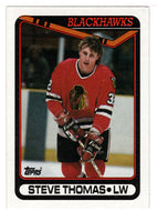 Steve Thomas - Chicago Blackhawks (NHL Hockey Card) 1990-91 Topps # 92 Mint
