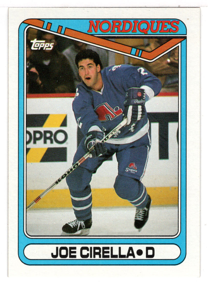 Joe Cirella - Quebec Nordiques (NHL Hockey Card) 1990-91 Topps # 107 Mint