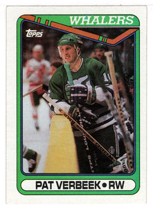 Pat Verbeek - Hartford Whalers (NHL Hockey Card) 1990-91 Topps # 112 Mint