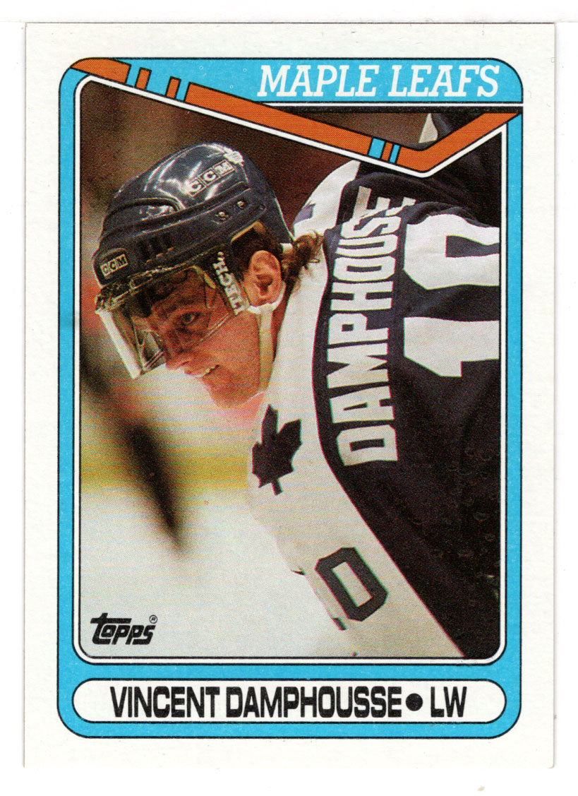 Vincent Damphousse - Toronto Maple Leafs (NHL Hockey Card) 1990-91 Topps # 121 Mint