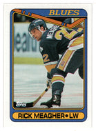 Rick Meagher - St. Louis Blues (NHL Hockey Card) 1990-91 Topps # 125 Mint