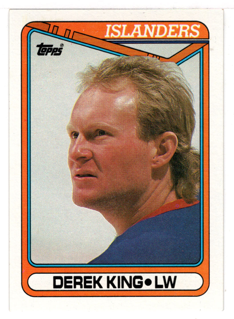 Derek King - New York Islanders (NHL Hockey Card) 1990-91 Topps # 128 Mint