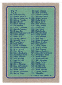 Checklist # 1 (NHL Hockey Card) 1990-91 Topps # 132 Mint