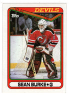 Sean Burke - New Jersey Devils (NHL Hockey Card) 1990-91 Topps # 140 Mint