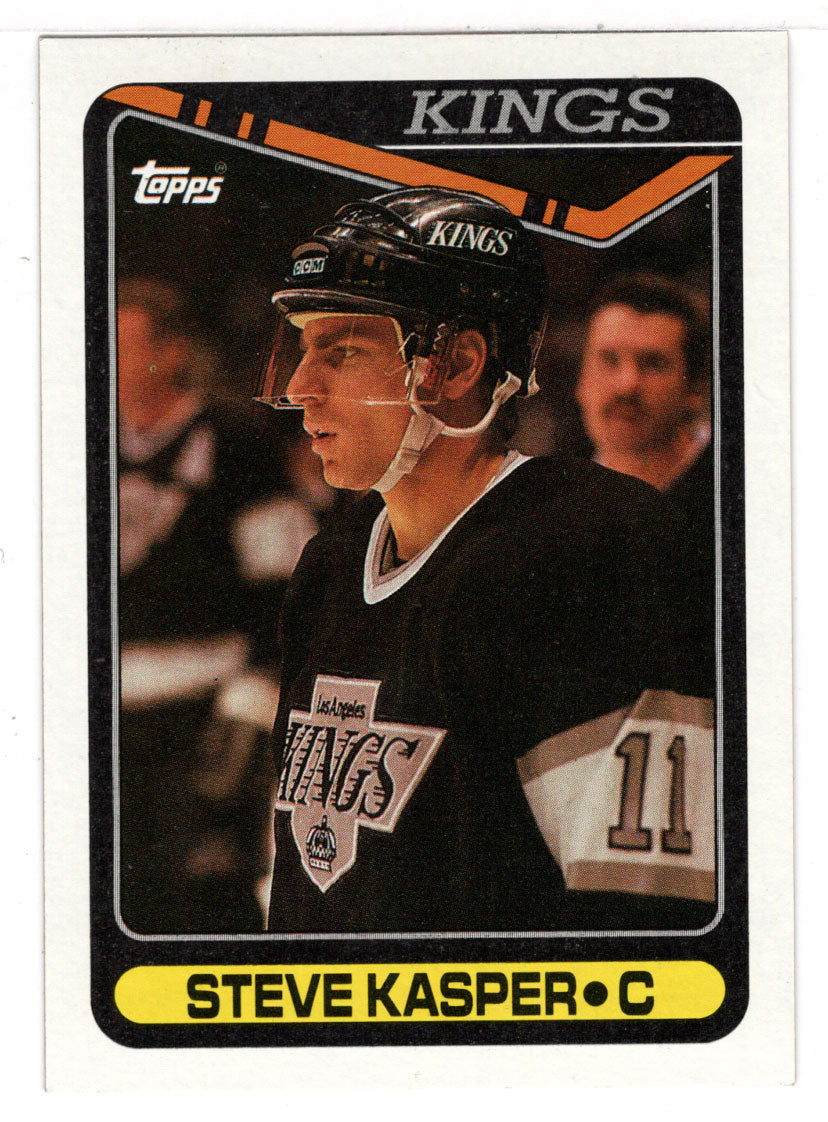 Steve Kasper - Los Angeles Kings (NHL Hockey Card) 1990-91 Topps # 153 Mint