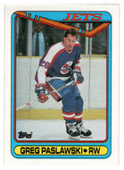 Greg Paslawski - Winnipeg Jets (NHL Hockey Card) 1990-91 Topps # 154 Mint