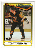 Tony Tanti - Pittsburgh Penguins (NHL Hockey Card) 1990-91 Topps # 157 Mint