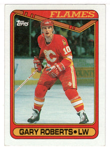 Gary Roberts - Calgary Flames (NHL Hockey Card) 1990-91 Topps # 161 Mint