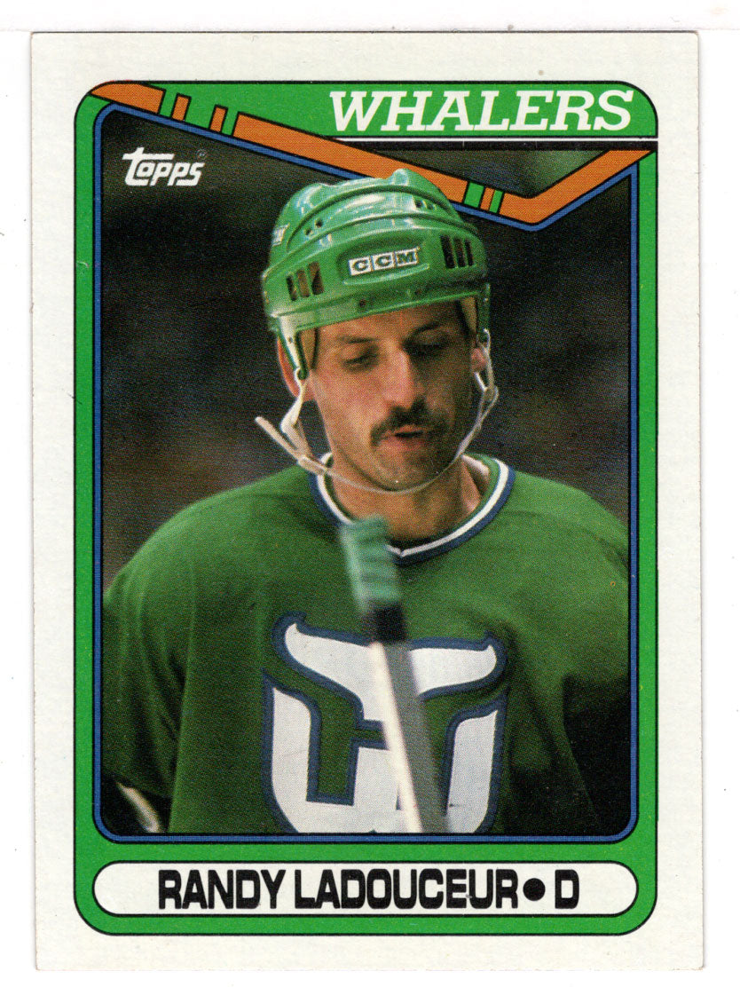 Randy Ladouceur - Hartford Whalers (NHL Hockey Card) 1990-91 Topps # 162 Mint