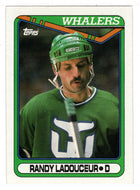 Randy Ladouceur - Hartford Whalers (NHL Hockey Card) 1990-91 Topps # 162 Mint