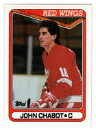 John Chabot - Detroit Red Wings (NHL Hockey Card) 1990-91 Topps # 163 Mint