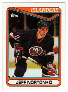 Jeff Norton - New York Islanders (NHL Hockey Card) 1990-91 Topps # 166 Mint