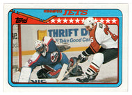 Winnipeg Jets Team Card (NHL Hockey Card) 1990-91 Topps # 180 Mint