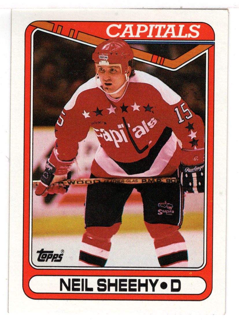 Neil Sheehy - Washington Capitals (NHL Hockey Card) 1990-91 Topps # 188 Mint