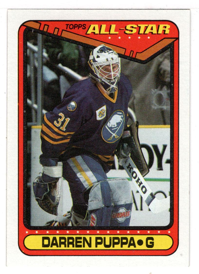 Daren Puppa - Buffalo Sabres - All-Star (NHL Hockey Card) 1990-91 Topps # 204 Mint