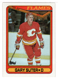 Gary Suter - Calgary Flames (NHL Hockey Card) 1990-91 Topps # 205 Mint