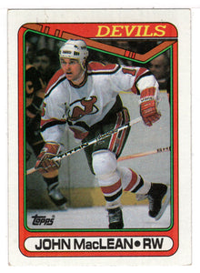 John MacLean - New Jersey Devils (NHL Hockey Card) 1990-91 Topps # 224 Mint