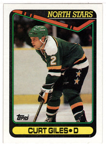 Curt Giles - Minnesota North Stars (NHL Hockey Card) 1990-91 Topps # 228 Mint