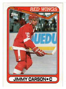 Jimmy Carson - Detroit Red Wings (NHL Hockey Card) 1990-91 Topps # 231 Mint