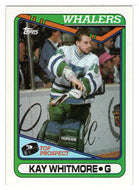 Kay Whitmore RC - Hartford Whalers (NHL Hockey Card) 1990-91 Topps # 232 Mint