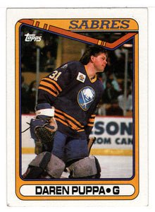 Daren Puppa - Buffalo Sabres (NHL Hockey Card) 1990-91 Topps # 238 Mint