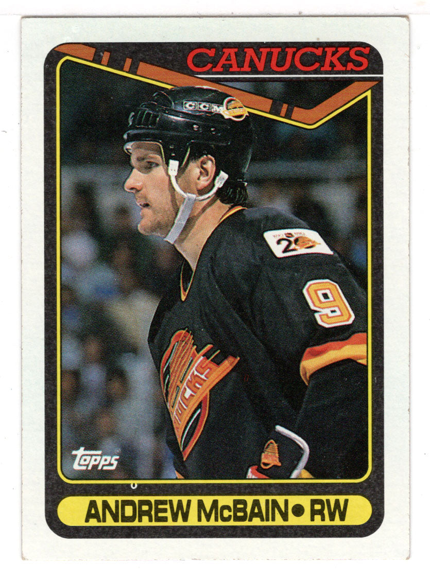 Andrew McBain - Vancouver Canucks (NHL Hockey Card) 1990-91 Topps # 248 Mint