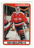 Don Beaupre - Washington Capitals (NHL Hockey Card) 1990-91 Topps # 253 Mint