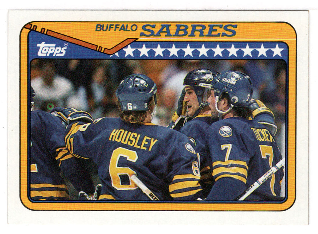 Buffalo Sabres Team Card (NHL Hockey Card) 1990-91 Topps # 262 Mint