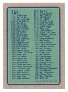 Checklist # 2 (NHL Hockey Card) 1990-91 Topps # 264 Mint